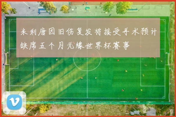 米利唐因旧伤复发将接受手术预计缺席五个月无缘世界杯赛事